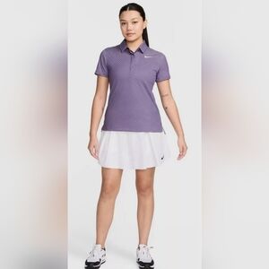 Nike Tour Women’s Dri-FIT ADV Short Sleeve Golf Polo Shirt Purple Small MSRP $85